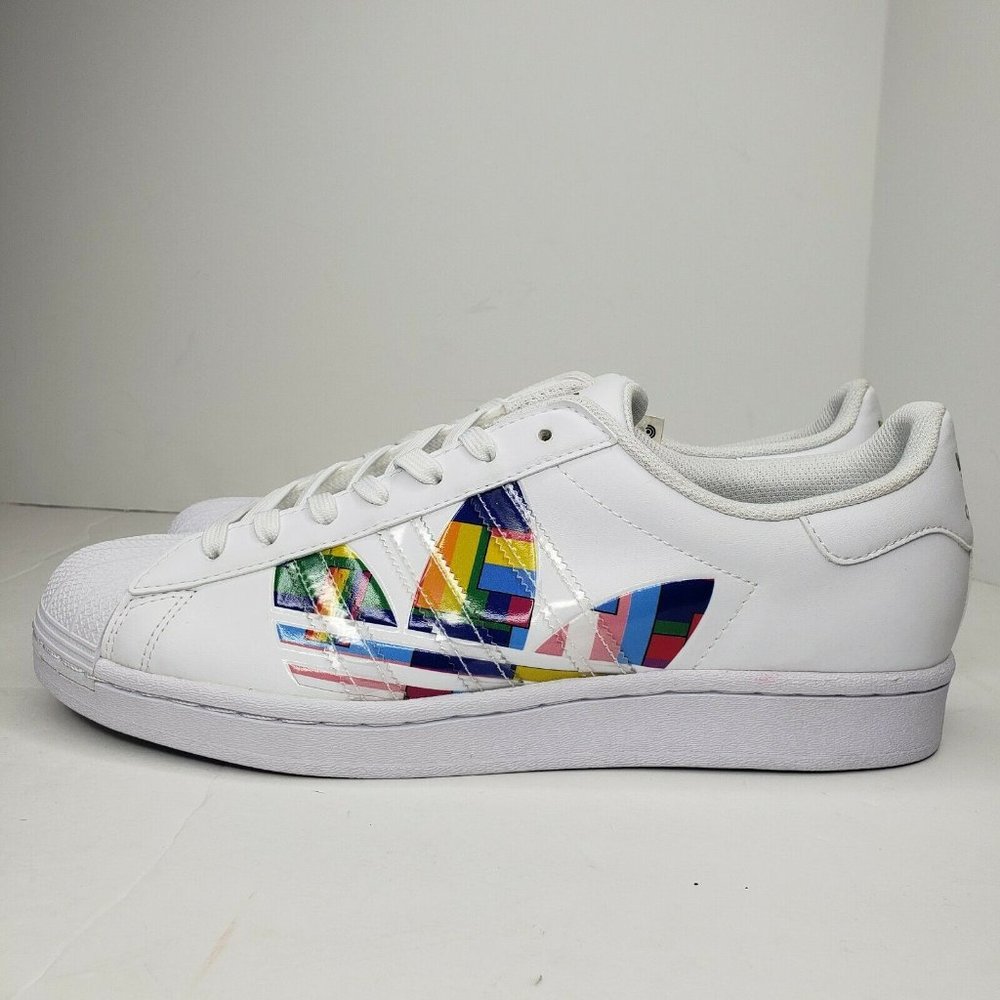 Adidas Original Superstar PRIDE Leather Shoes Men'